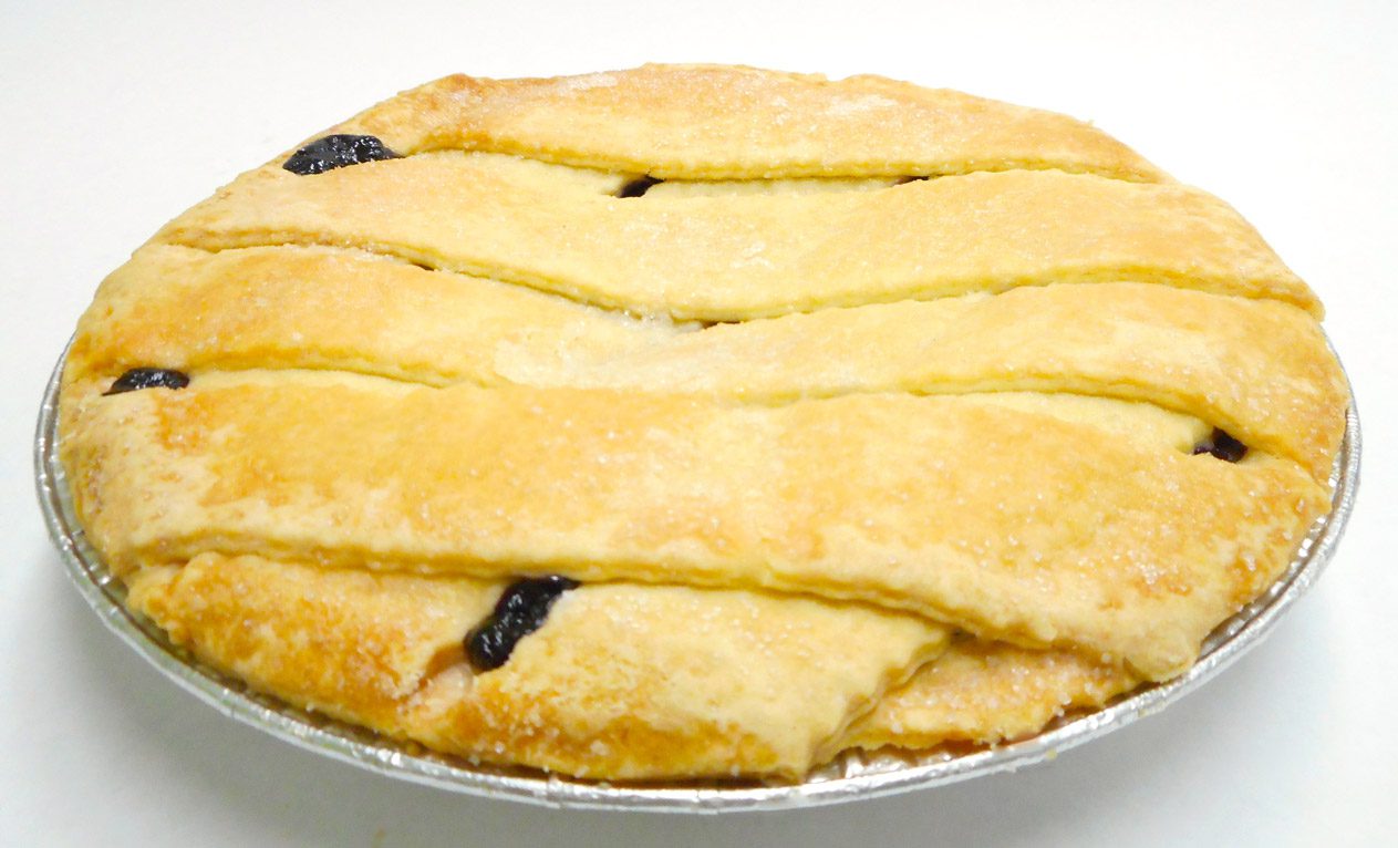 Blueberry Pie Lattice Top